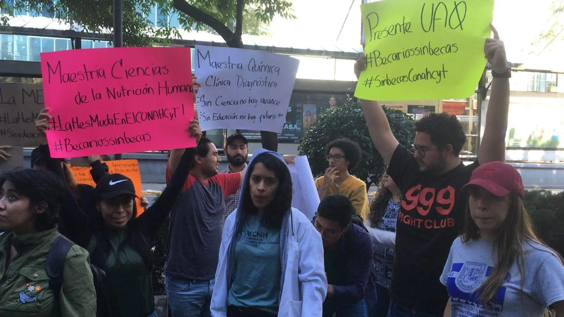 Manifestación Conacyt